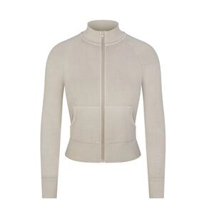 SKIMS Outdoor Track Jacket - Stone